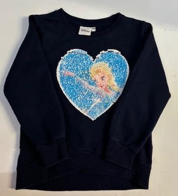 Elsa, Elza, Frozen, Kraina Lodu BLUZA CEKINY i leginsy CEKINY 110 HM