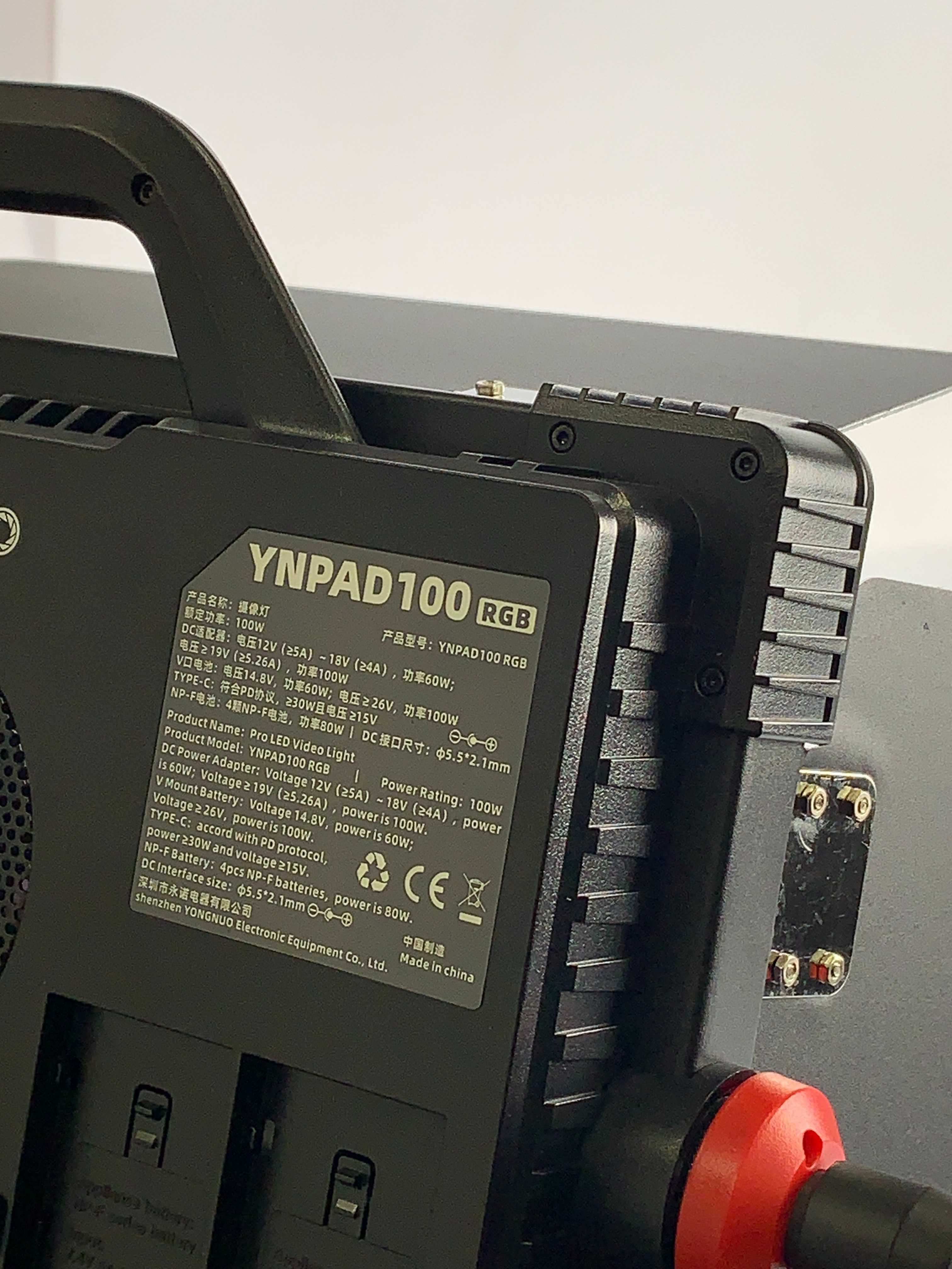 Студийный свет YONGNUO YNPAD100 RGB (RGB full color video light)