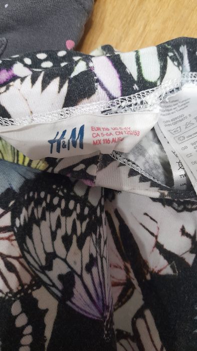 Paka spodni legginsów 116