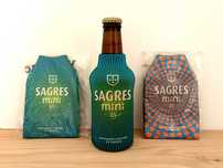 3 Camisolas Sagres Para Garrafas Mini