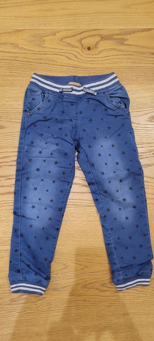 Jeansy spodnie ocieplane dziewczęce cool club smyk