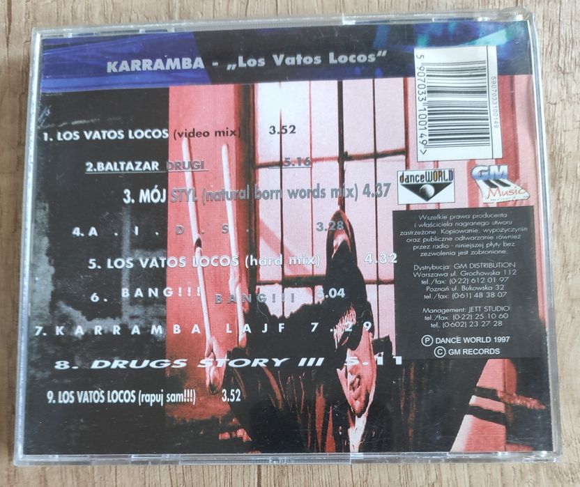 KARRAMBA Los Vatos Locos CD album płyta BDB