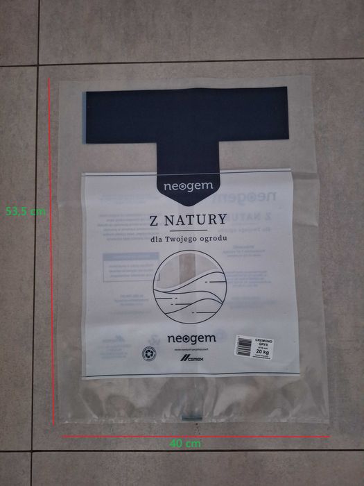 Puste opakowanie foliowe – mocne worki na kamień, piasek, kruszywo