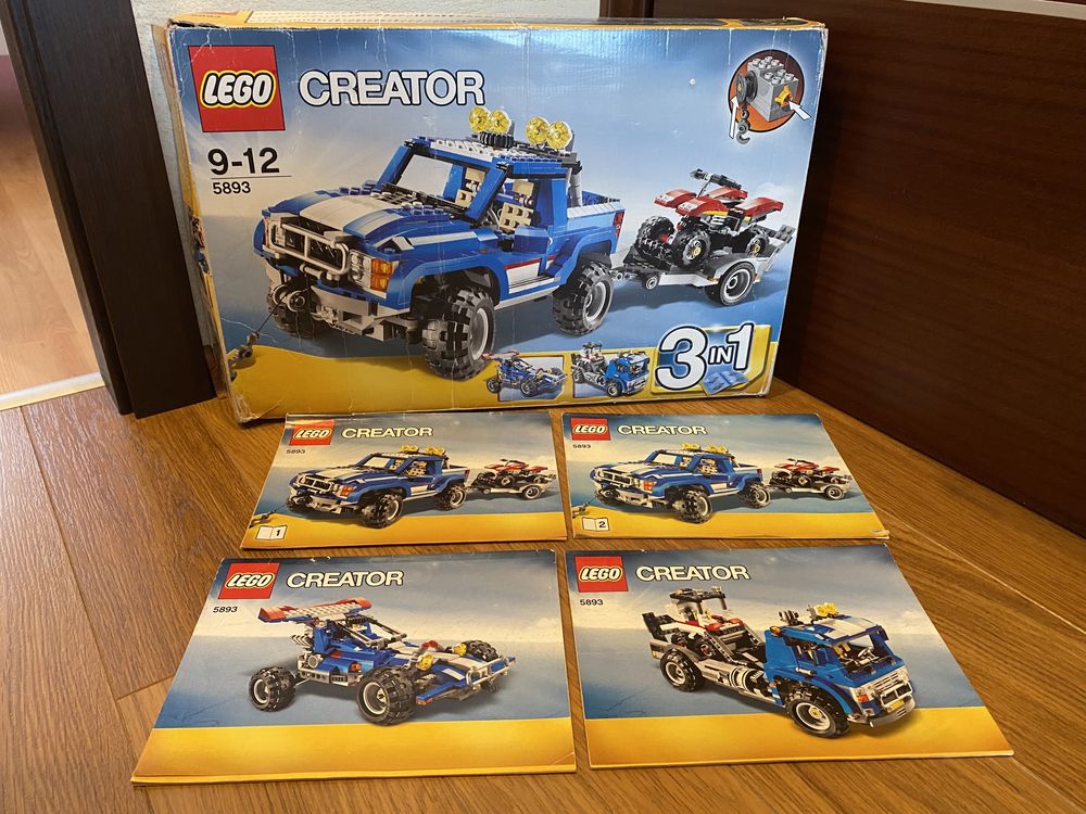 Zestaw Lego Creator 5893 Terenowa Moc, 3w1, UNIKAT!