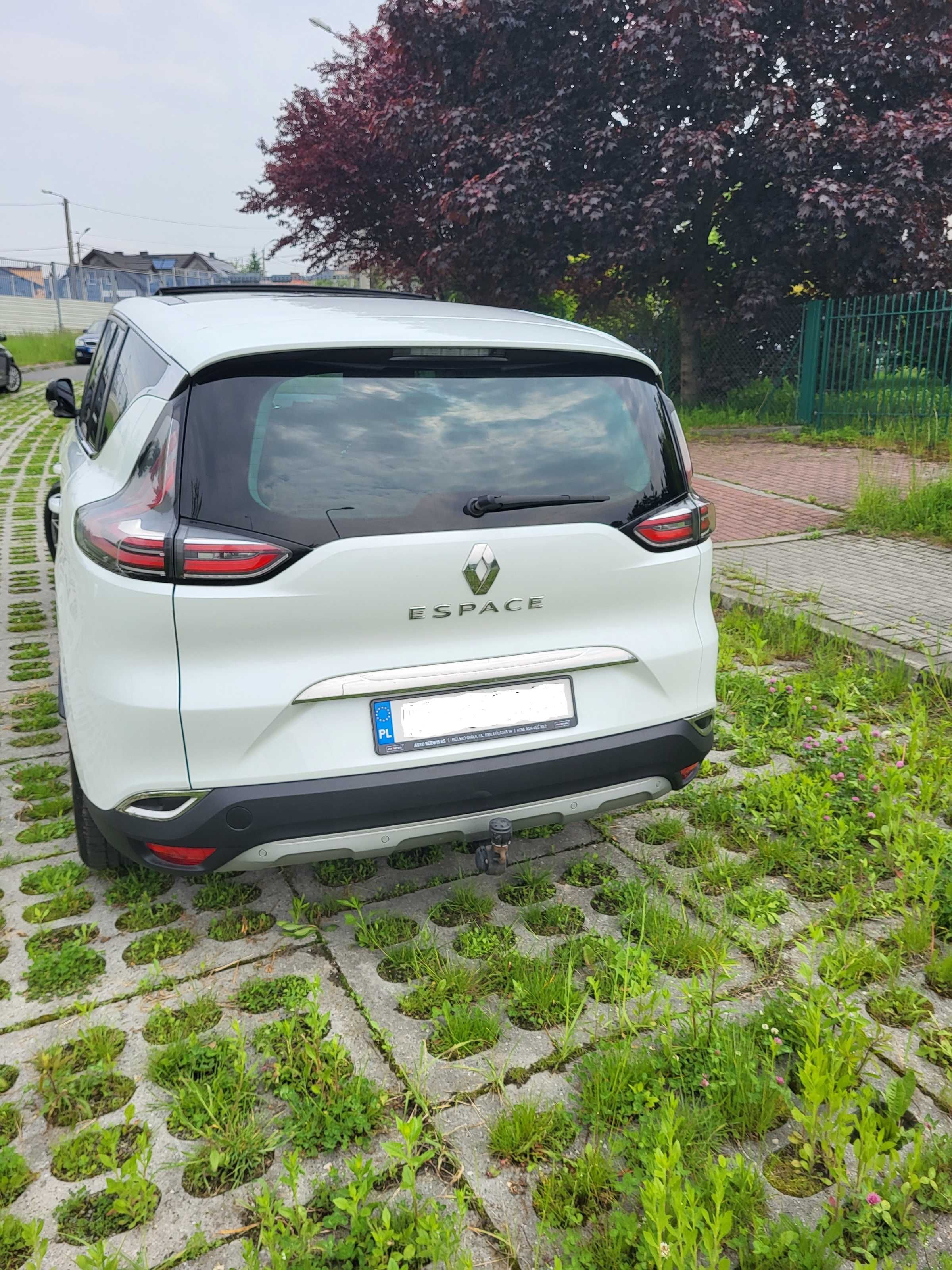 Renault ESPACE 200KM, biała perła, pierwszy właściciel, FV 23%