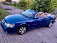 Piękny KLASYK Saab 93 Cabrio 2.0 TURBO jasne SKÓRY klima oryginał!