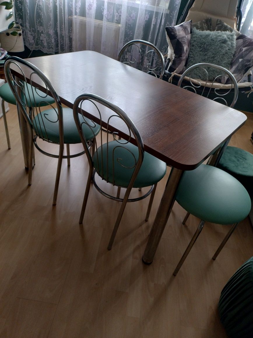 Zestaw stół 6 krzeseł