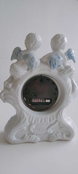 Фарфоровые каминные часы Германия 70-80х