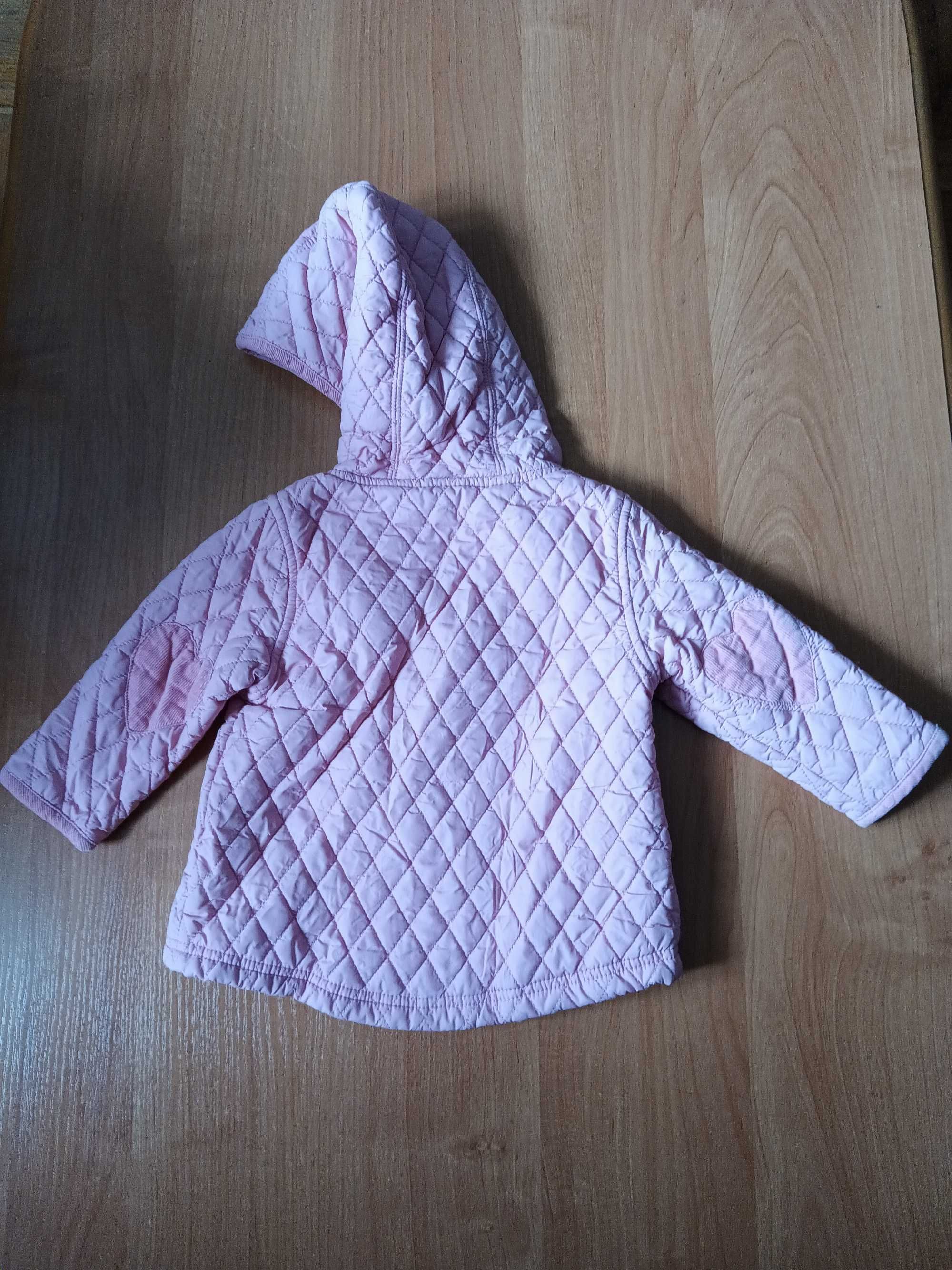 Kurtka pikowana dla dziewczynki