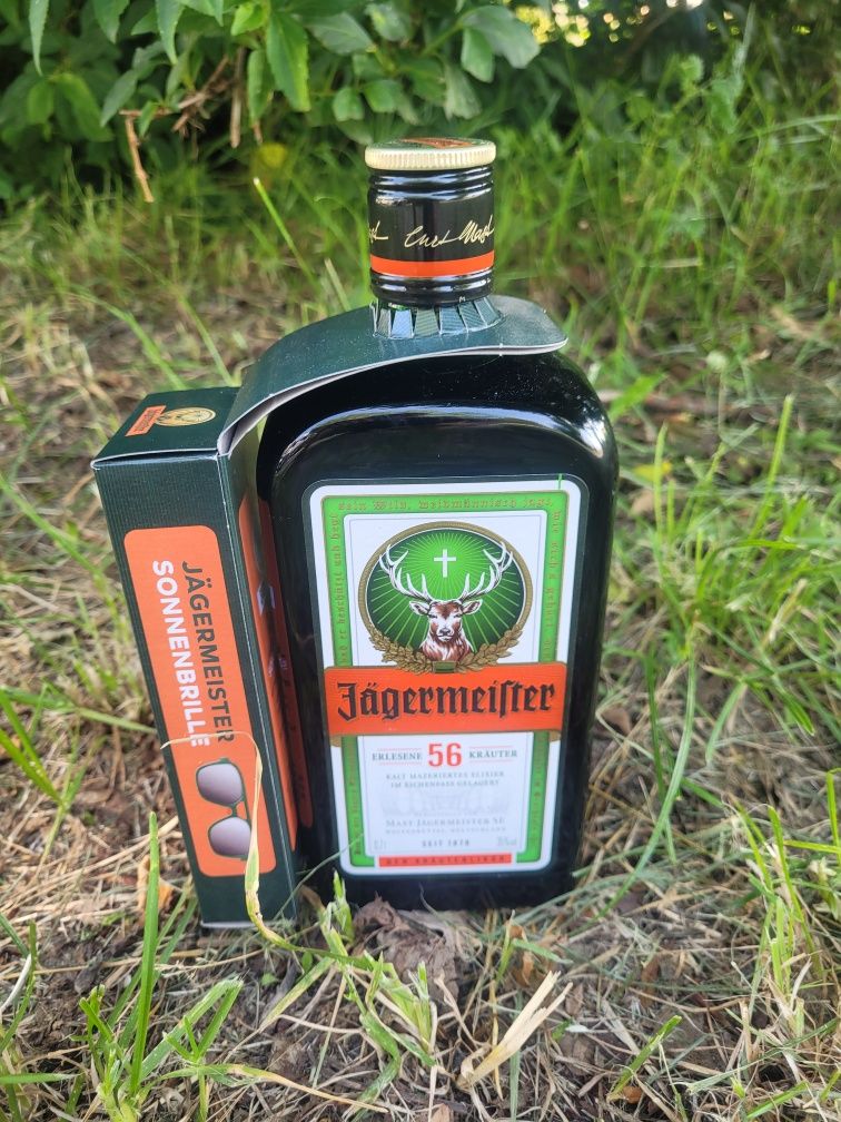 Jagermeister 0.7 plus oryginalne okulary przeciwsłoneczne