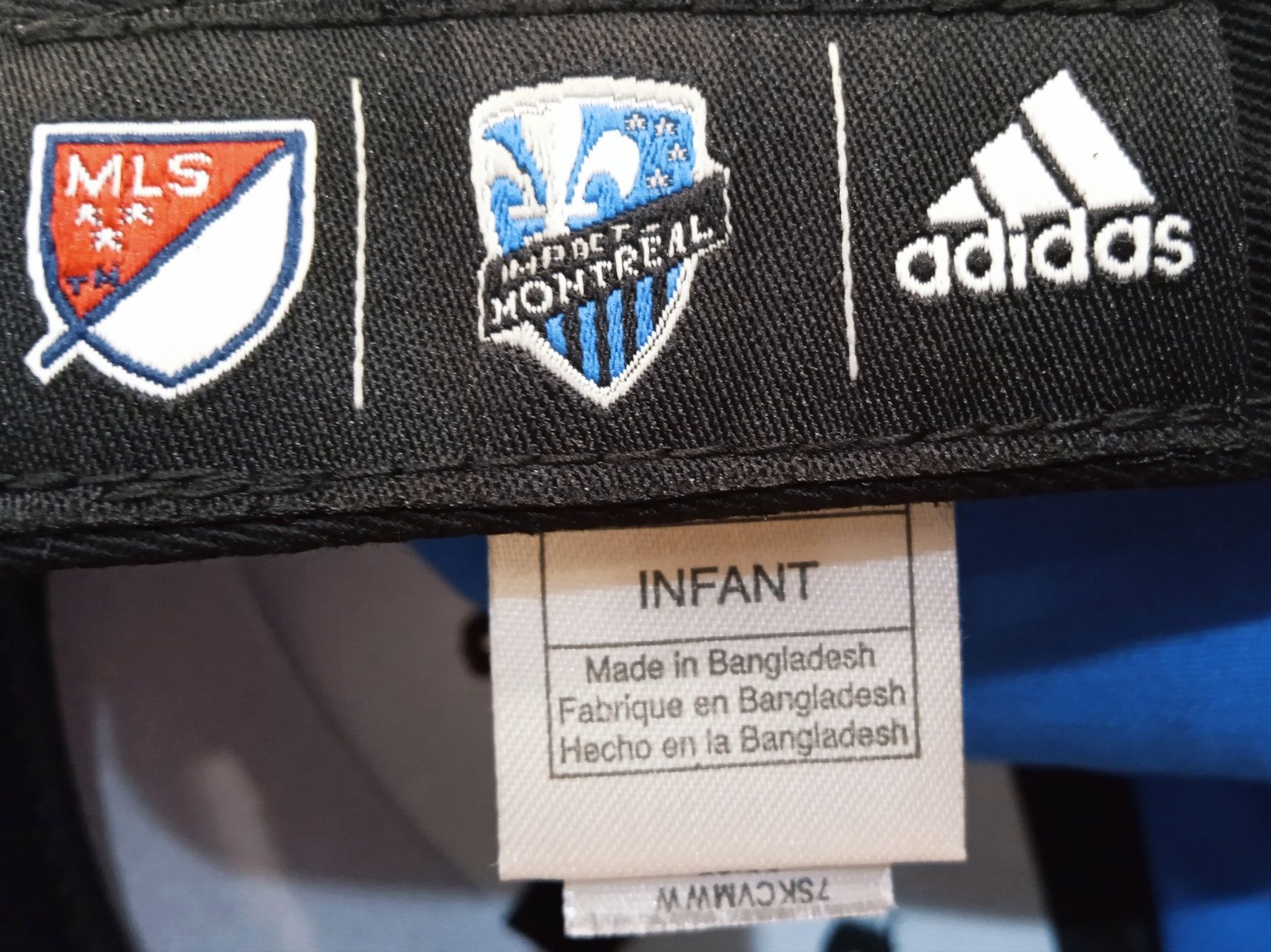 Кепка бейсболка Adidas MLS Montreal Impact Blu .