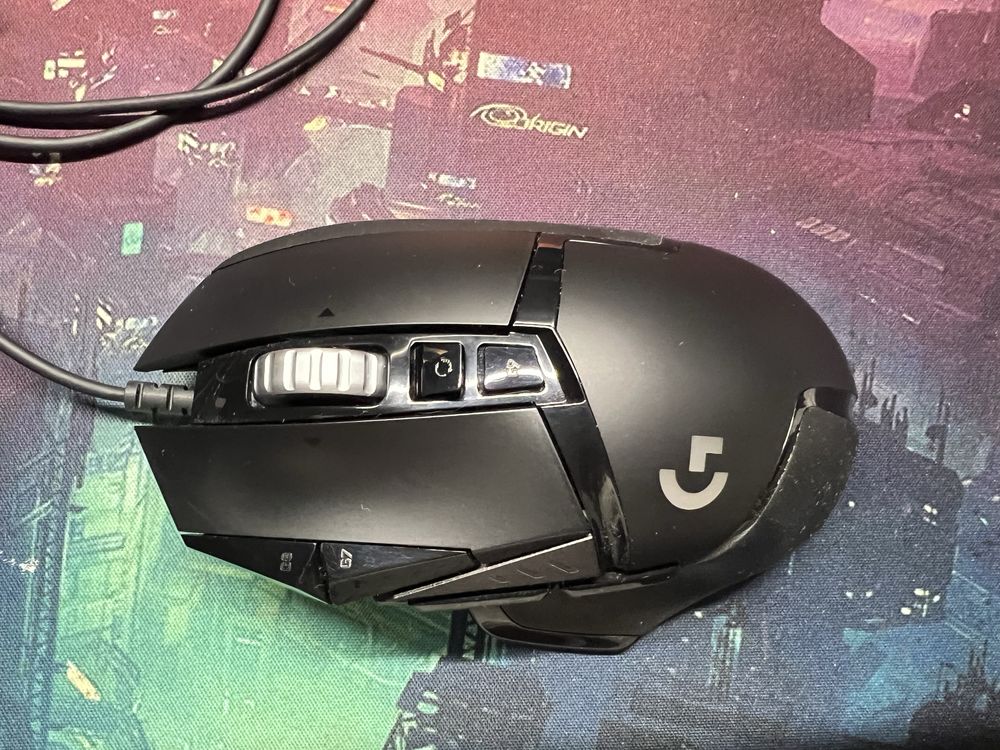 Миша Logitech G502 Gaming Mouse HERO High Performance Black