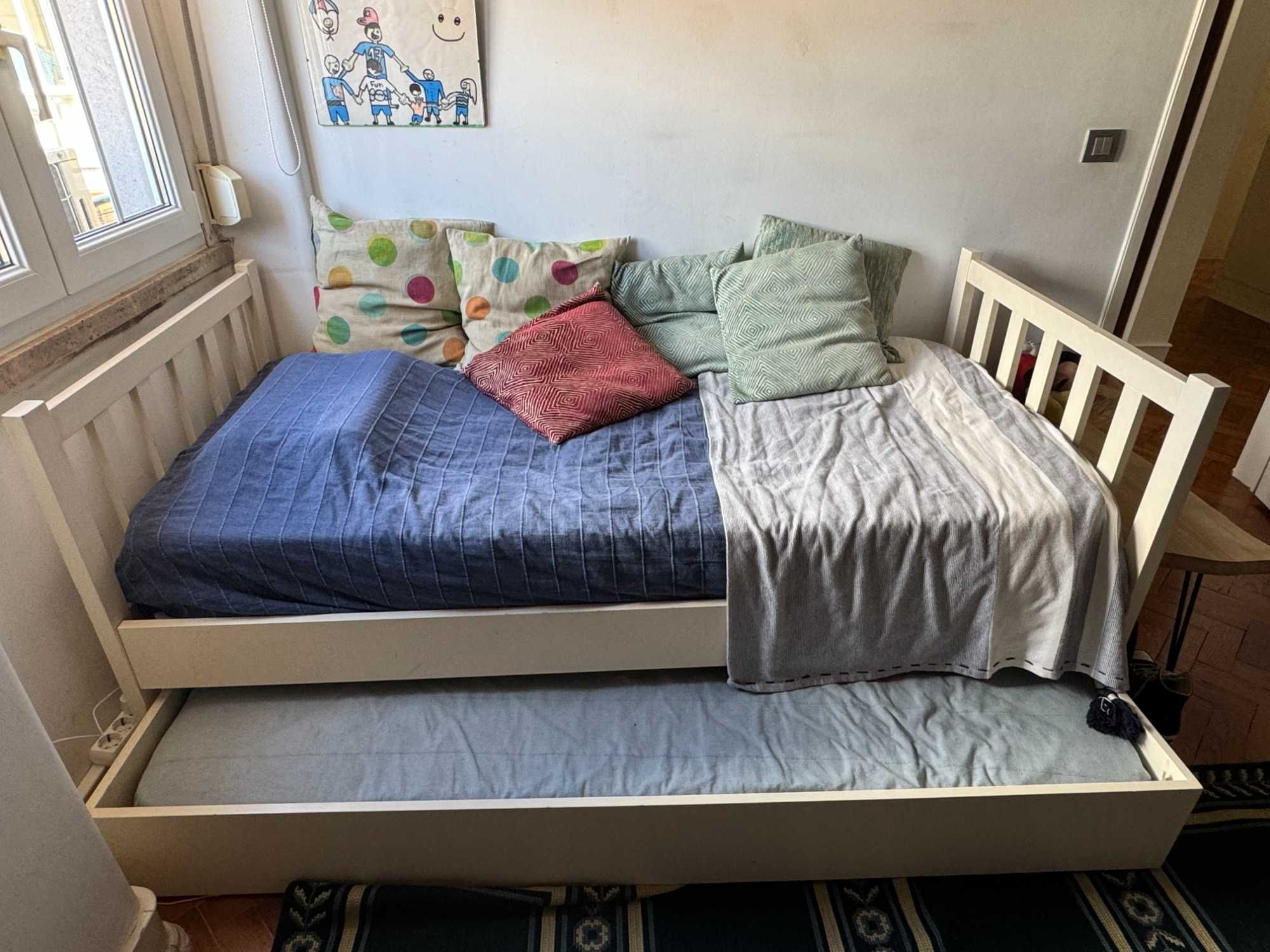 Cama Homes in Heaven solteiro com gavetão e cama