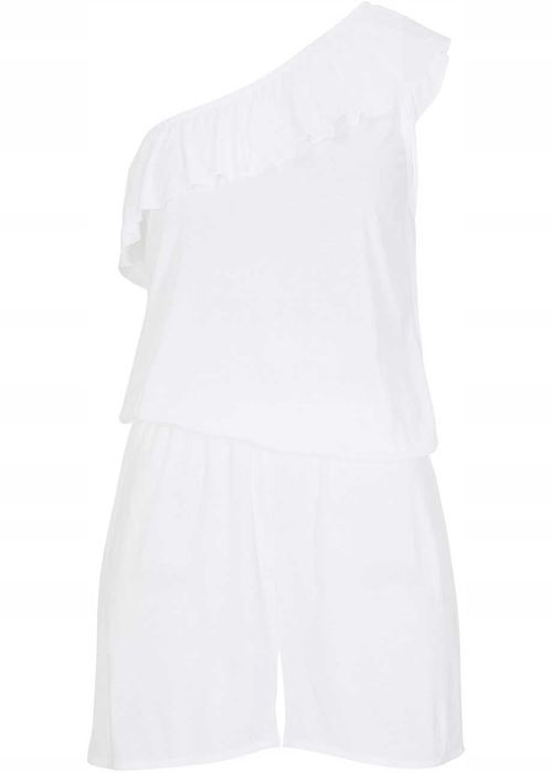 B.P.C kombinezon plażowy biały na jedno ramie r.36