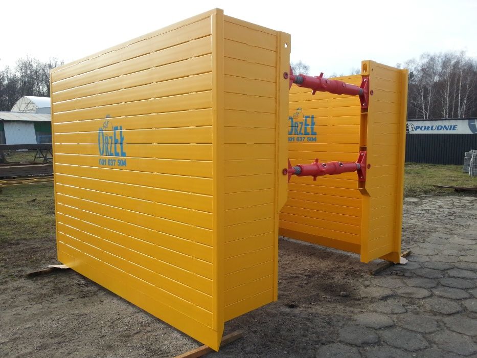 Szalunki do wykopów- studnia 3x3 nowe producent !!!