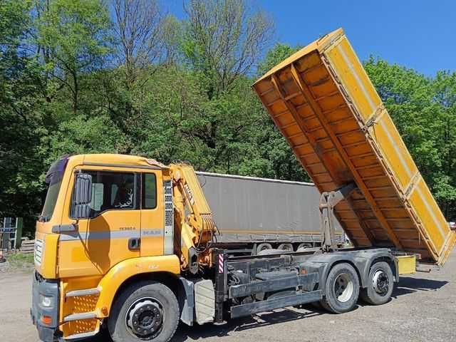 Самоскид MAN TGA 26.363 6x2 кран маніпулятор MKG HLK 95A2 640х25х100