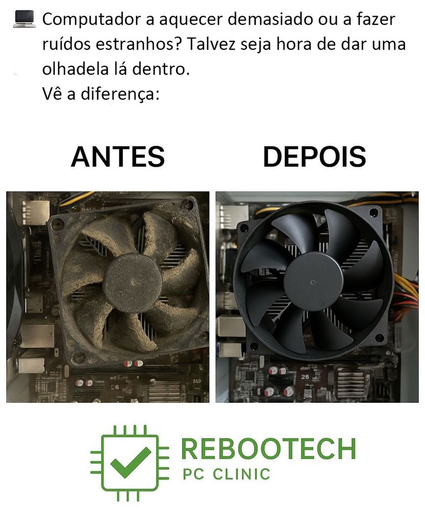 Assistência Técnica PC | Formatação • Limpeza • Upgrades - Almada