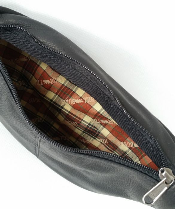 Кожаная сумка-бананка Hill Burry 3108 Германия. Шкіряна сумка.