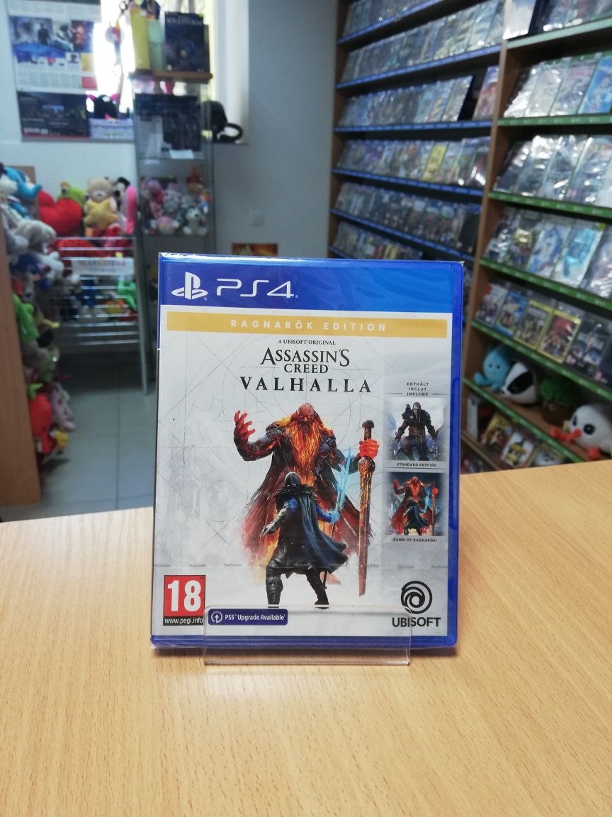 PS4 PS5 Assassins Creed Valhalla Ragnarok Edition PL Nowa Folia