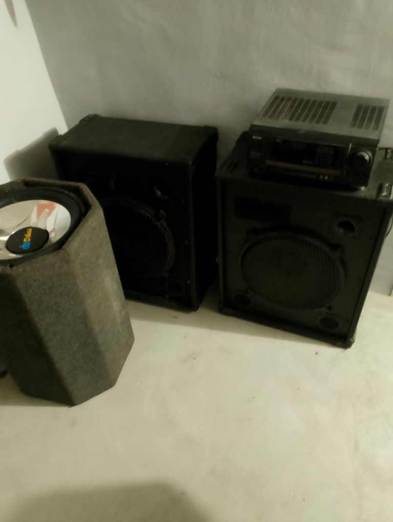 Zestaw audio aiva kolumny tuba basowa