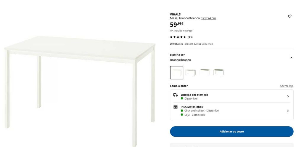 Mesa Jantar - sala / cozinha