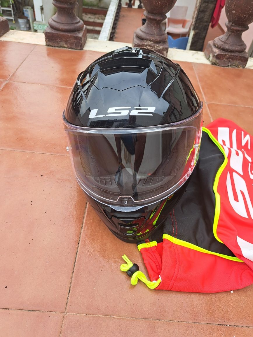 Casaco motard Armure + capacete L52 Storm