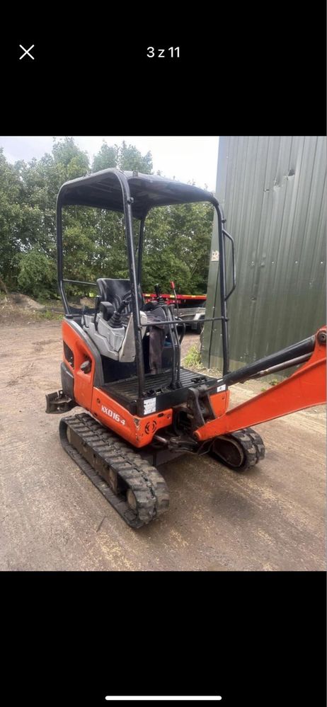 Minikoparka Takeuchi TB215R, 2019 rok , szybkozłącze, Kubota kx016-4