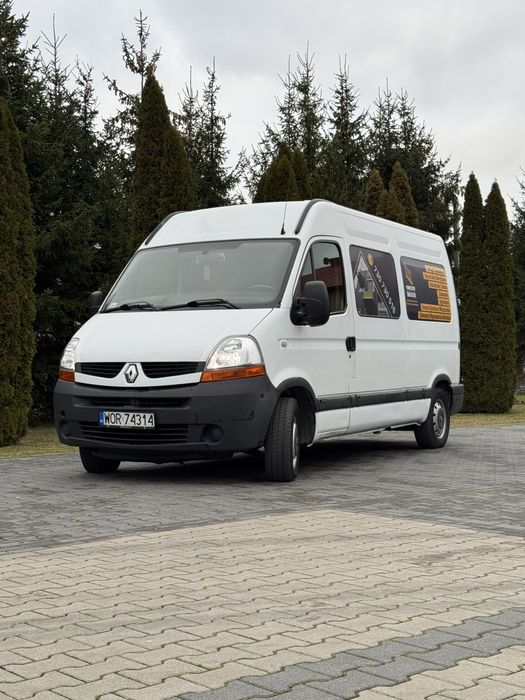 Renault Master Brygadówka 5 osób 2.5 120km 2008r Hak
