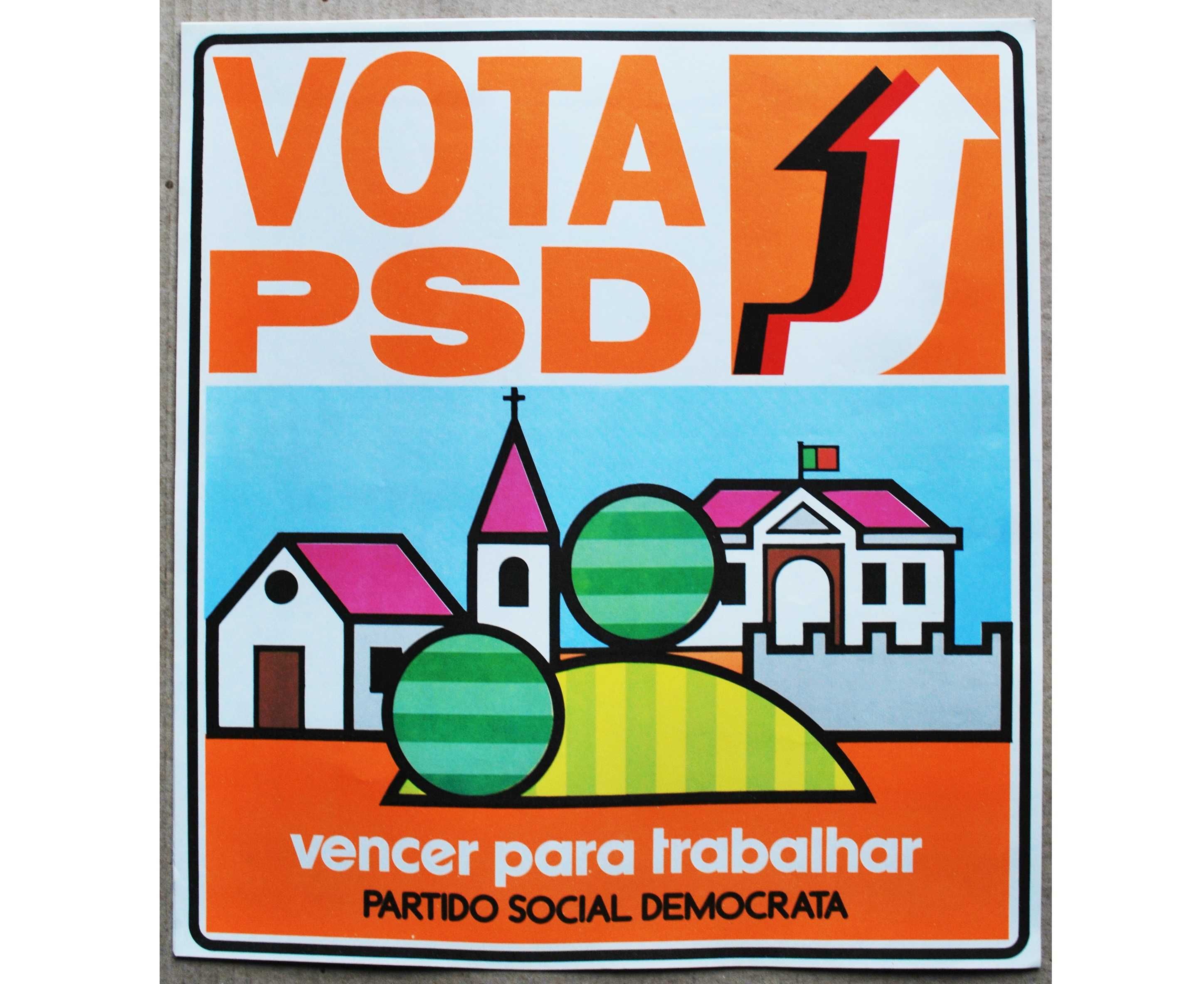 Cartazes políticos / propaganda PPD/PSD – TSD – JSD - AD