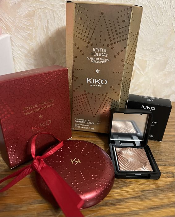 Тени фирмы Kiko цвет шампань