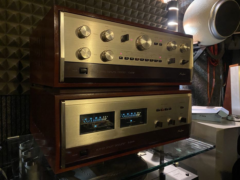 Accuphase P300X+Accuphase C200X końcówka mocy + preamp HighEnd