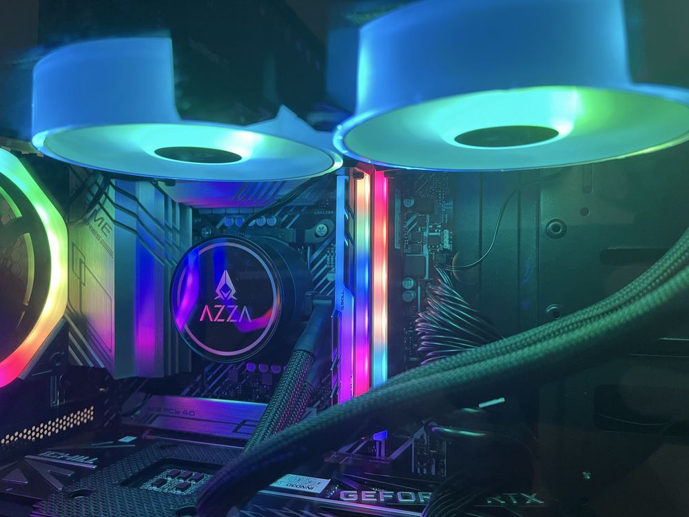 Cooler AIO AZZA Blizzard 240 ARGB – 240mm, Excelente Estado