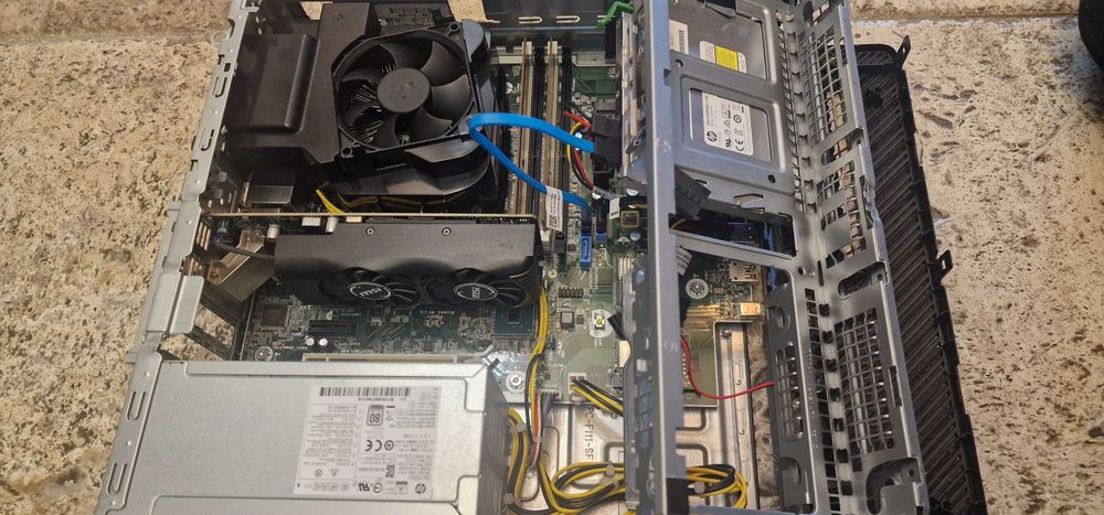 HP Elitedesk 800g3 SFF z 1050ti, i7 7700