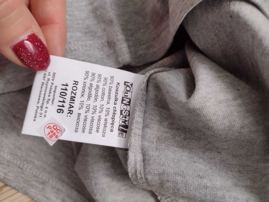 Zestaw NOWYCH T-shirtów YOUNG STYLE dla chłopca, rozmiar 110/116