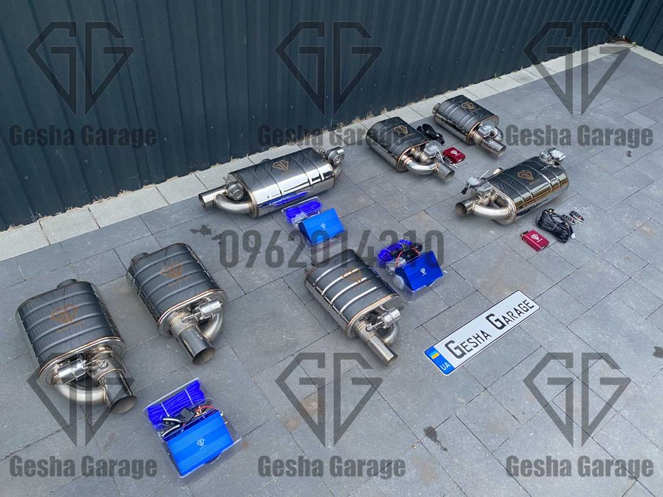 Вихлопна система банка глушник вакумний електричний клапан 51 63 76 мм