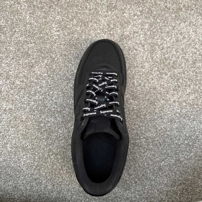 Buty meskie Mokasyny Nike Air Force 1 Low Supreme Black R.45