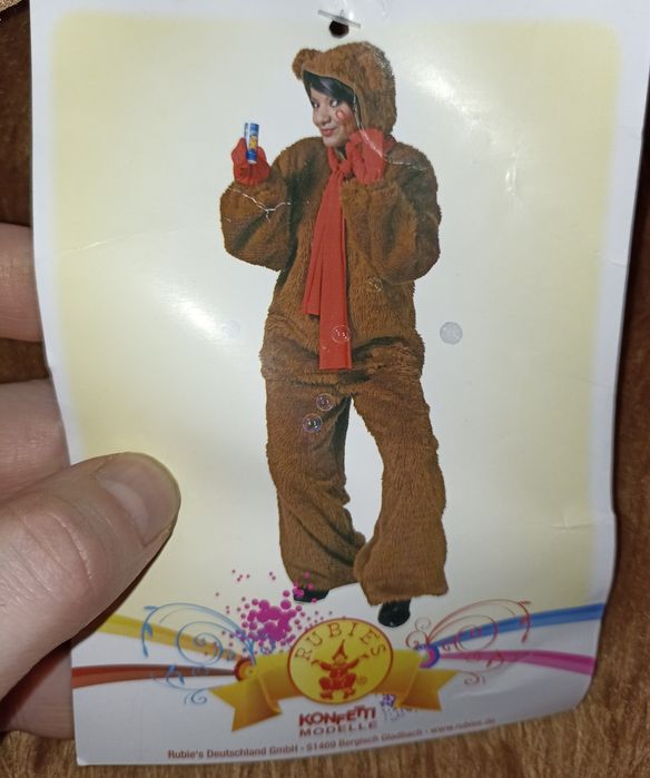 Карнавальний костюм Медвідь,Мишка Косолапый,Медведь,Rubies, размер XL