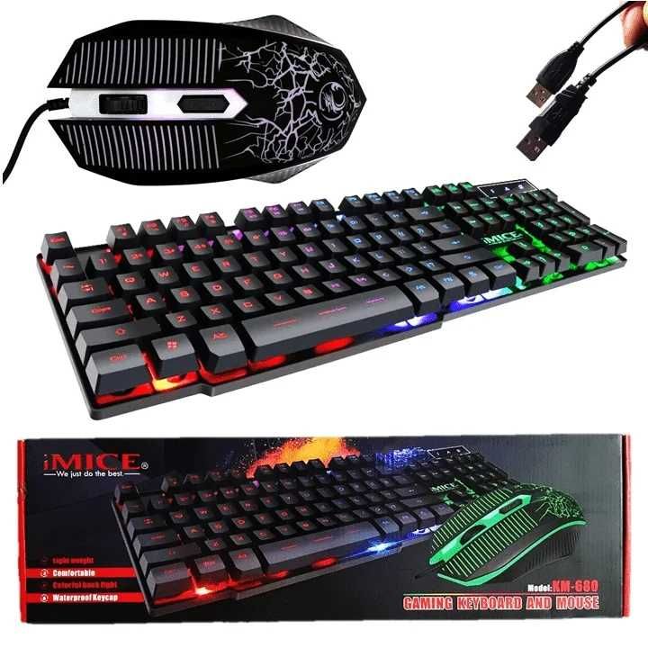 Клавиатура Игровой набор клавиатура и мышь Gaming G21B  RGB подсветкой