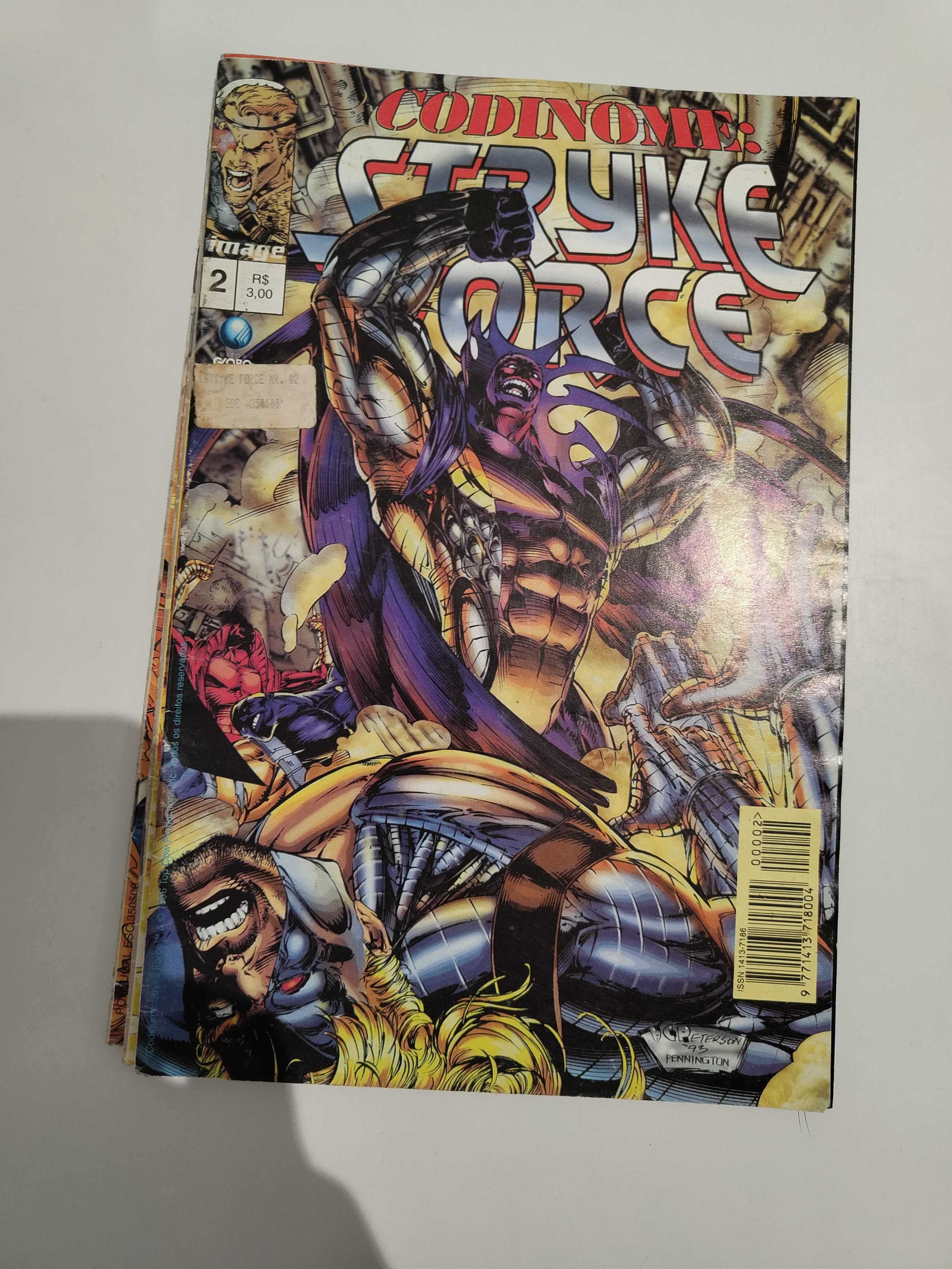 Codename: Strykeforce #1-4 (PT-BR, 1996, raro)