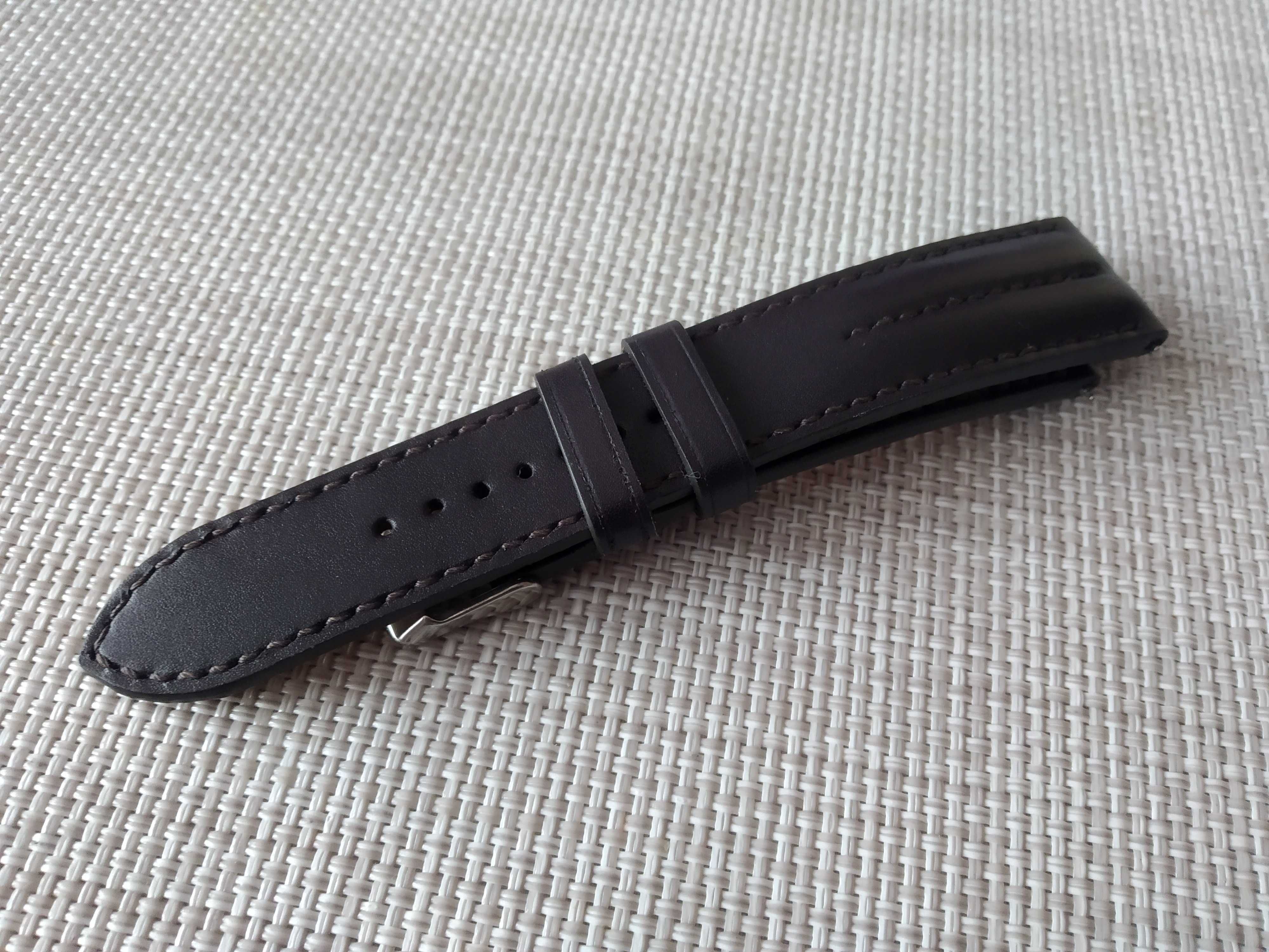Pasek skórzany do zegarka 20 mm - szybki montaż