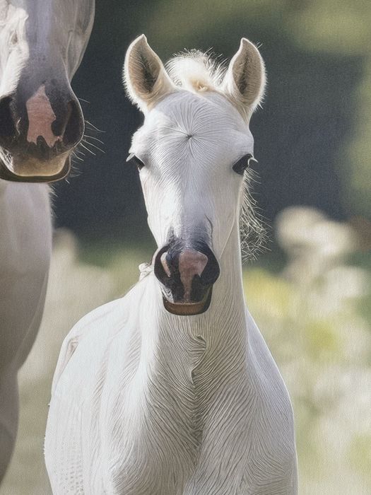 tapeta konie długa duża gruba 170x405cm winylowa fizelinowa