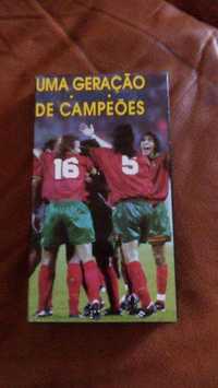 Cassete VHS " Geração de Ouro " Futebol