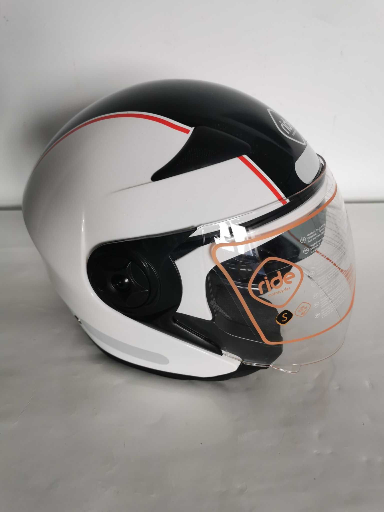 Kask Ride S czarny na Motor Cross motocyklowy