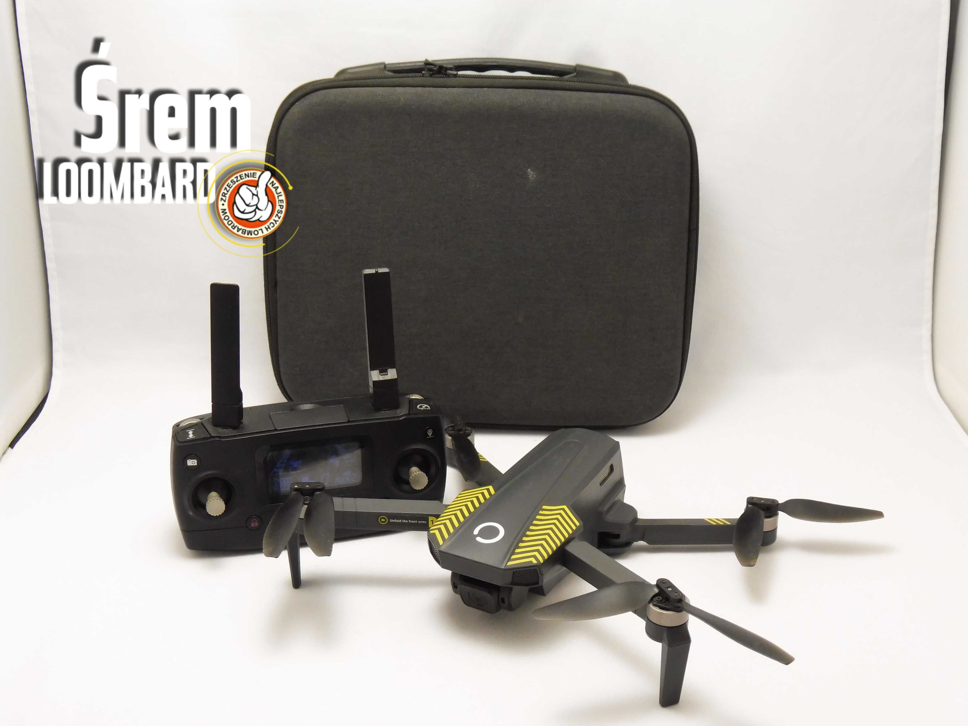 Dron Overmax X-Bee Drone 9.5 Fold, futerał, db stan!