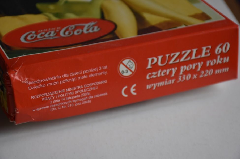 Puzzle Coca Cola cztery pory roku - jesień