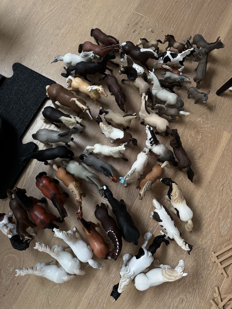 Mega duży zestaw Schleich w idealnym stanie