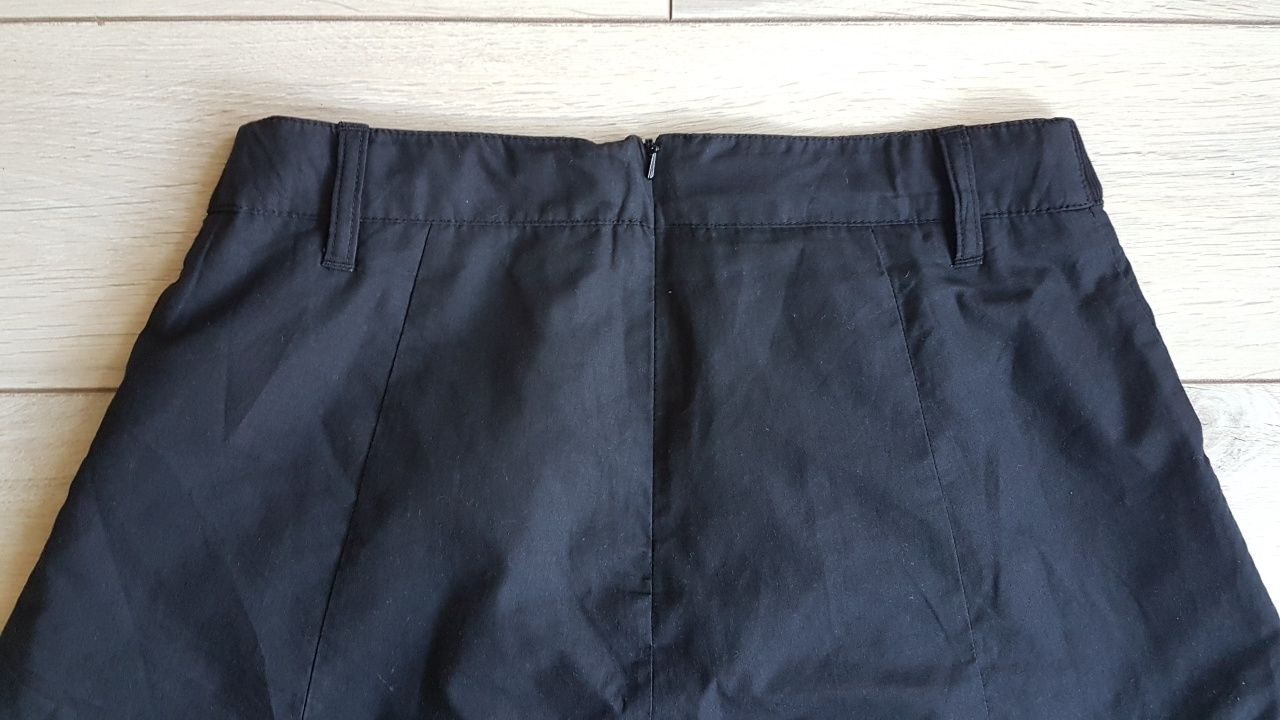 Spódniczka ciążowa czarna H&M MAMA rozm. S regulowana bdb stan