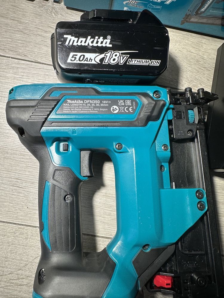 Makita DFN350 безщітковий акум. нейлер (2023) Новий