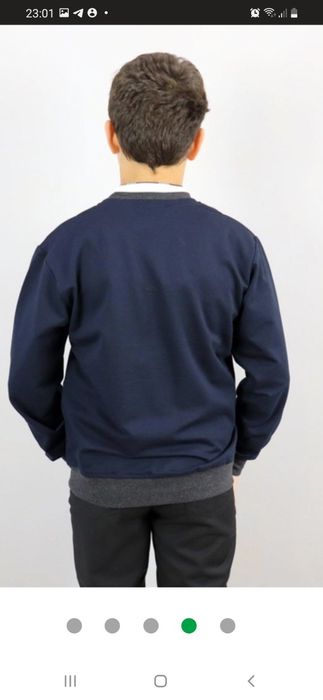 Новий кардиган 140см./10 для хлопчика трикотажний