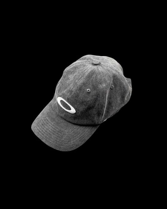 Кепка Oakley Remix Dad Hat Black Logo White